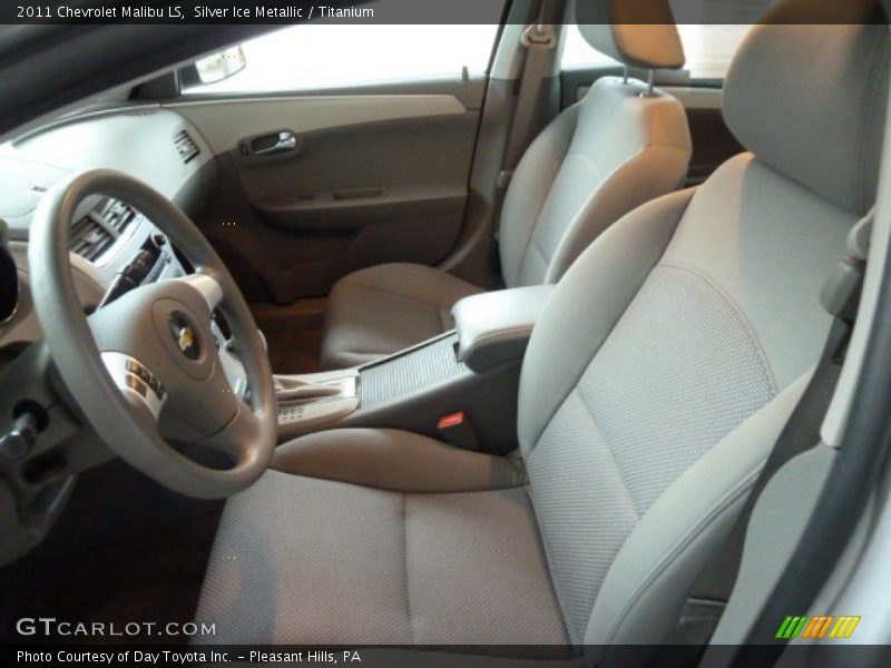 Silver Ice Metallic / Titanium 2011 Chevrolet Malibu LS