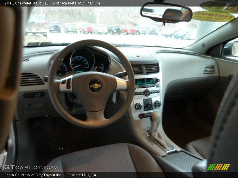 Silver Ice Metallic / Titanium 2011 Chevrolet Malibu LS