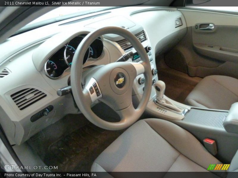 Silver Ice Metallic / Titanium 2011 Chevrolet Malibu LS