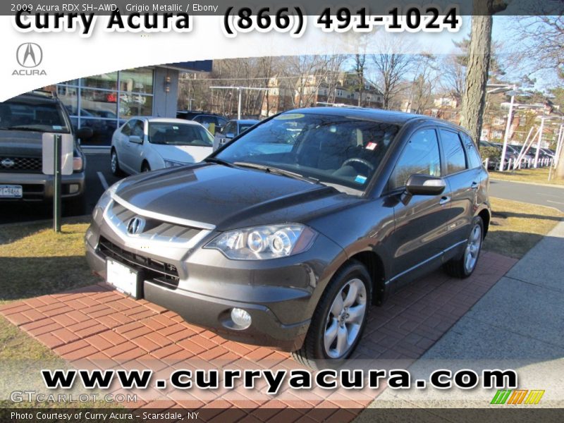 Grigio Metallic / Ebony 2009 Acura RDX SH-AWD