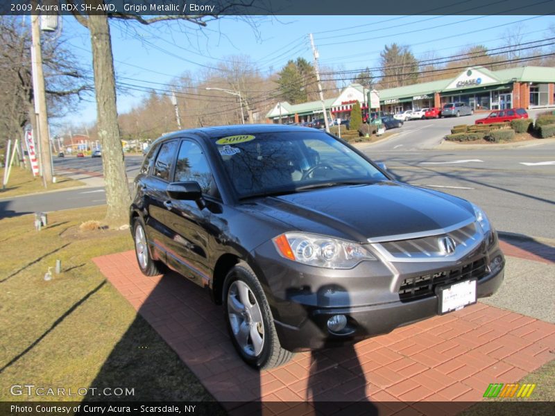 Grigio Metallic / Ebony 2009 Acura RDX SH-AWD
