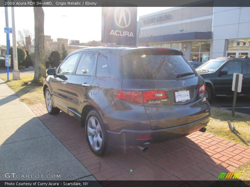 Grigio Metallic / Ebony 2009 Acura RDX SH-AWD
