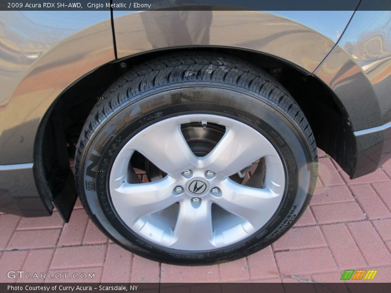 Grigio Metallic / Ebony 2009 Acura RDX SH-AWD