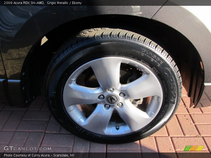 Grigio Metallic / Ebony 2009 Acura RDX SH-AWD