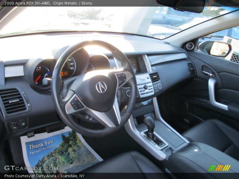 Grigio Metallic / Ebony 2009 Acura RDX SH-AWD