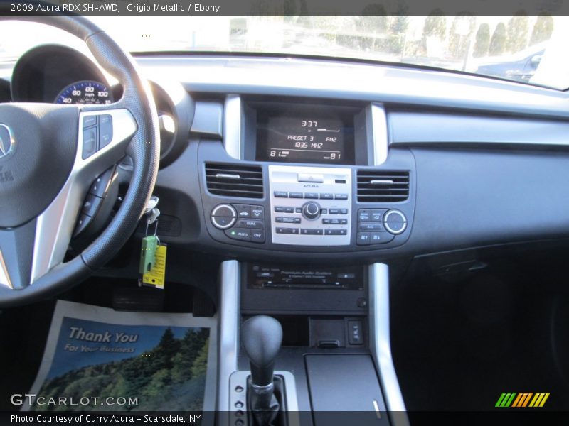 Grigio Metallic / Ebony 2009 Acura RDX SH-AWD