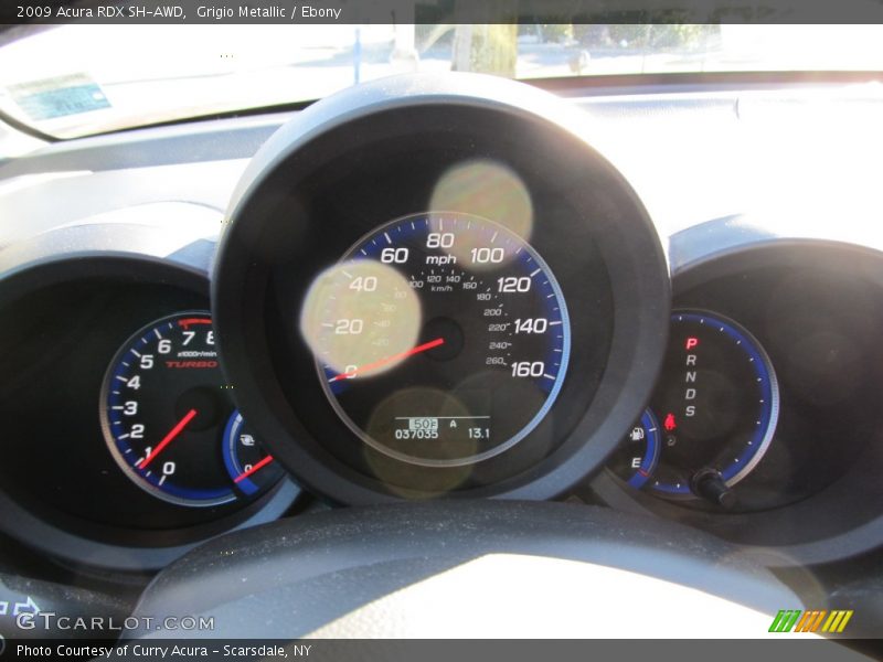 Grigio Metallic / Ebony 2009 Acura RDX SH-AWD