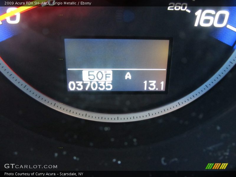 Grigio Metallic / Ebony 2009 Acura RDX SH-AWD