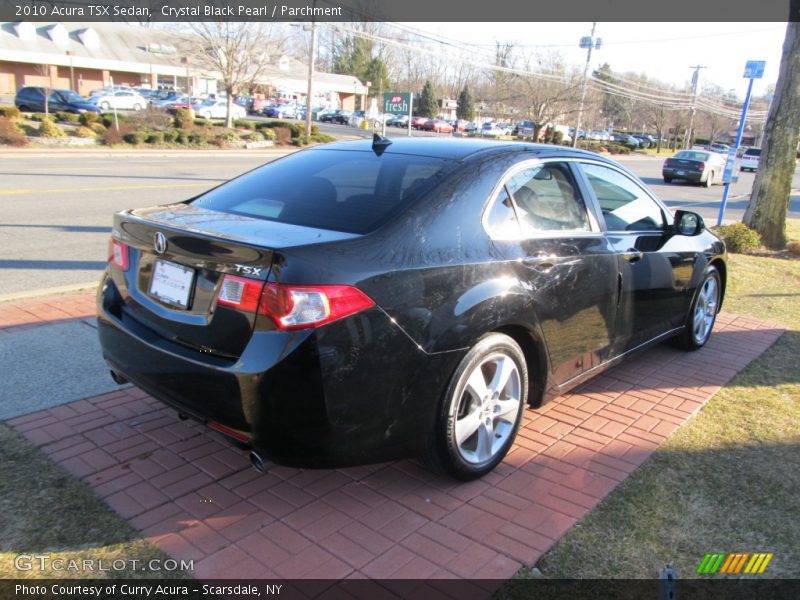 Crystal Black Pearl / Parchment 2010 Acura TSX Sedan