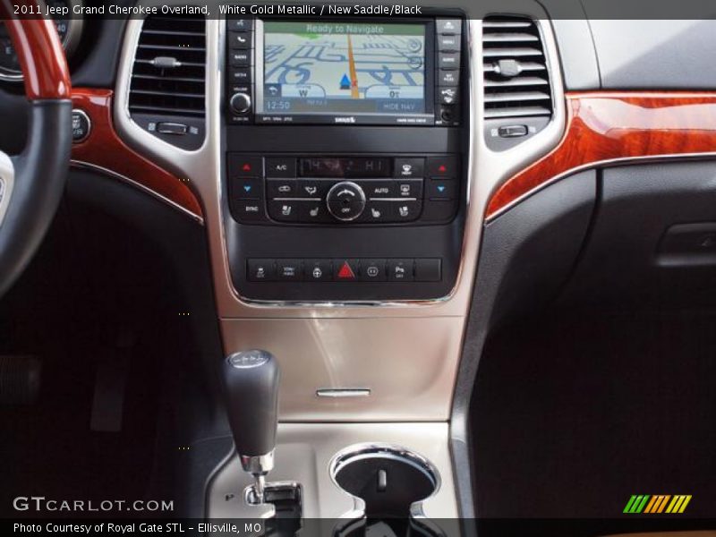 White Gold Metallic / New Saddle/Black 2011 Jeep Grand Cherokee Overland