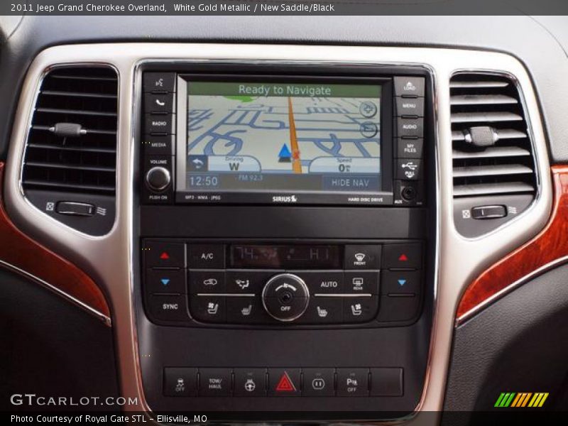 White Gold Metallic / New Saddle/Black 2011 Jeep Grand Cherokee Overland