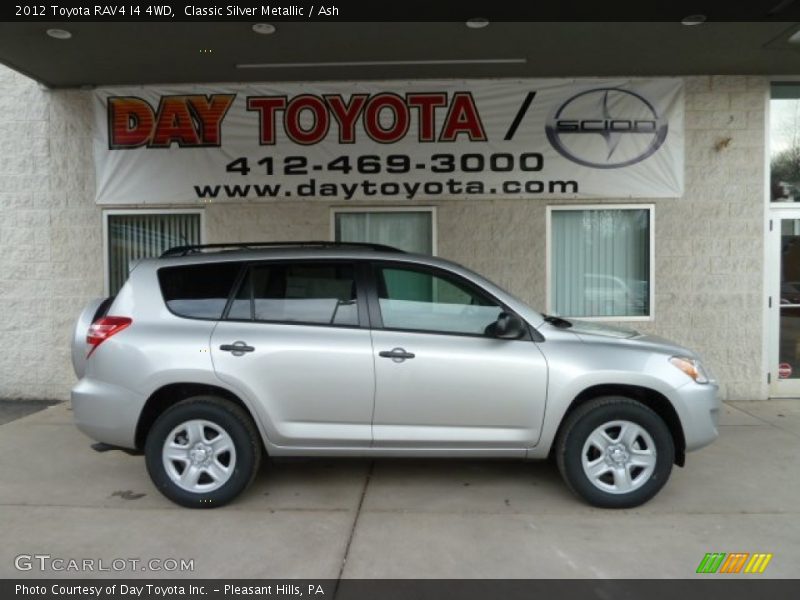 Classic Silver Metallic / Ash 2012 Toyota RAV4 I4 4WD
