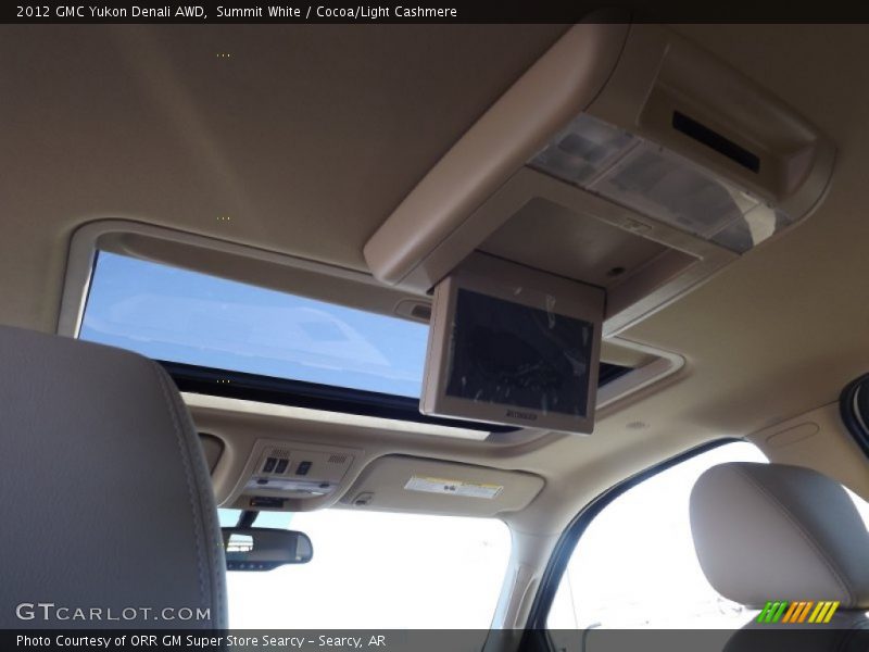 Summit White / Cocoa/Light Cashmere 2012 GMC Yukon Denali AWD