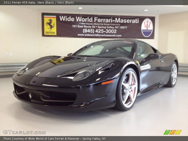 Nero (Black) / Nero (Black) 2011 Ferrari 458 Italia