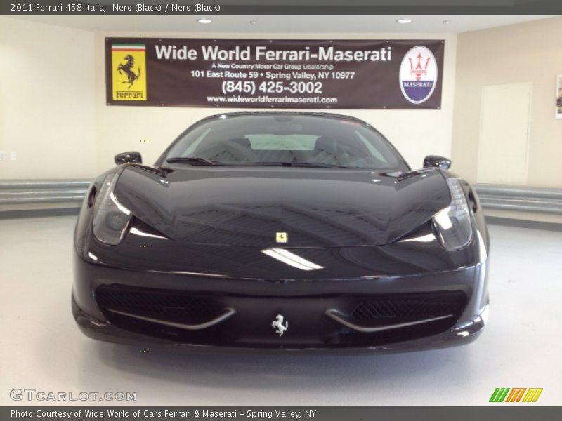 Nero (Black) / Nero (Black) 2011 Ferrari 458 Italia