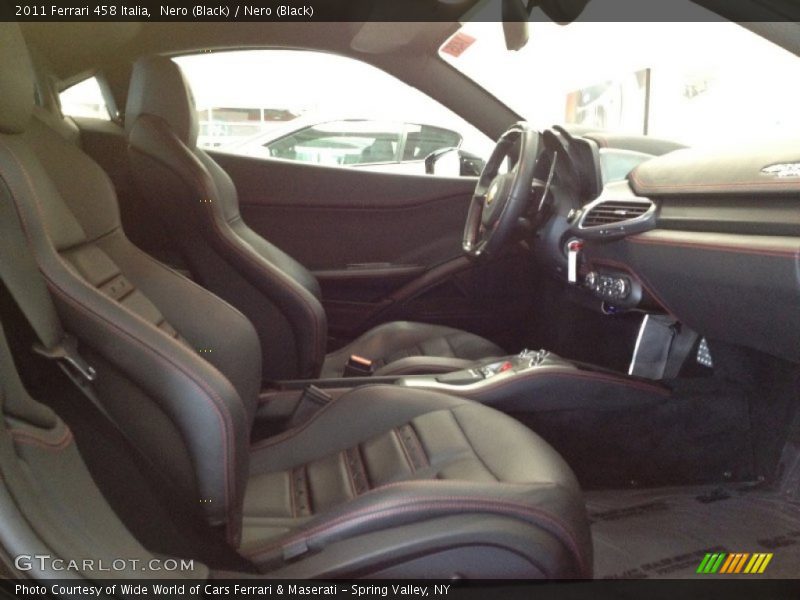  2011 458 Italia Nero (Black) Interior