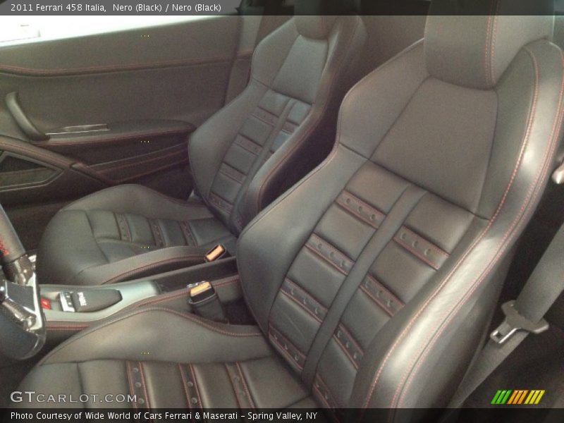  2011 458 Italia Nero (Black) Interior