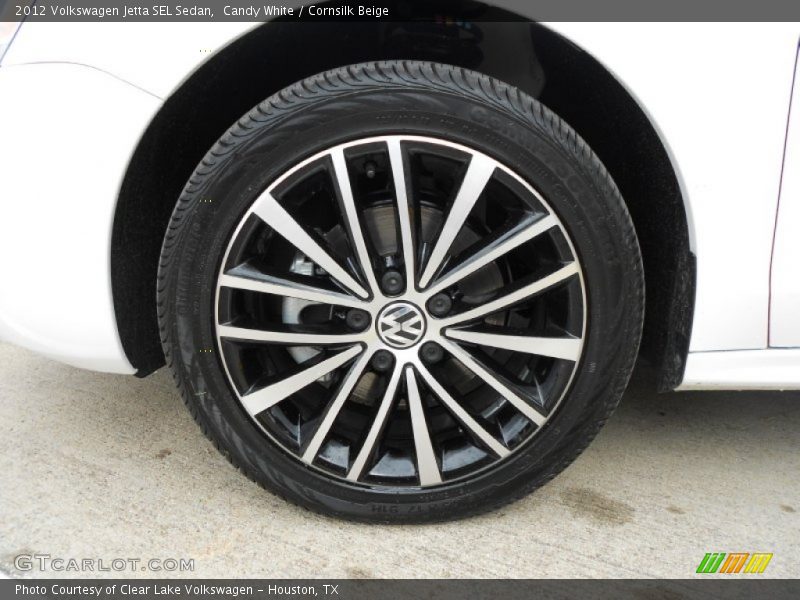 Candy White / Cornsilk Beige 2012 Volkswagen Jetta SEL Sedan
