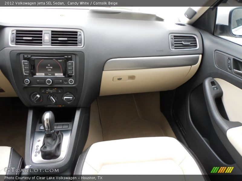 Candy White / Cornsilk Beige 2012 Volkswagen Jetta SEL Sedan