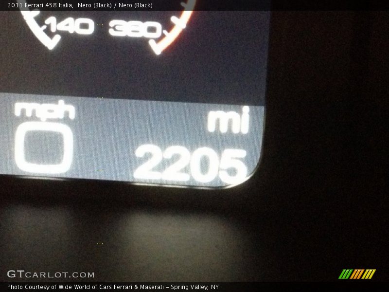 Nero (Black) / Nero (Black) 2011 Ferrari 458 Italia