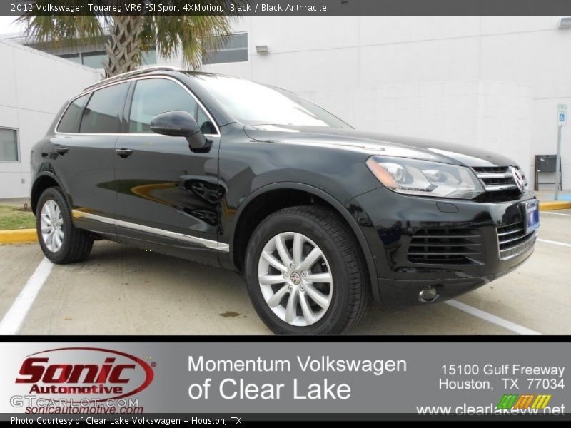 Black / Black Anthracite 2012 Volkswagen Touareg VR6 FSI Sport 4XMotion