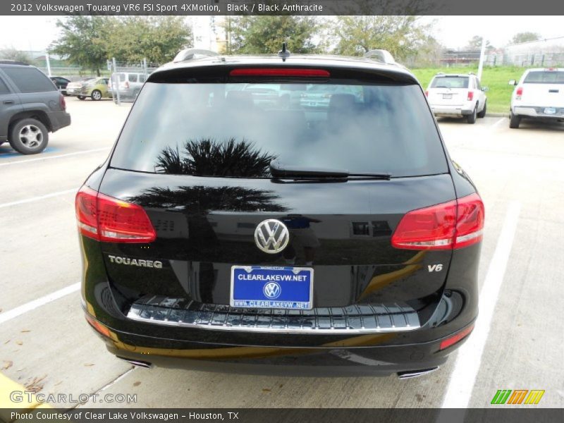Black / Black Anthracite 2012 Volkswagen Touareg VR6 FSI Sport 4XMotion