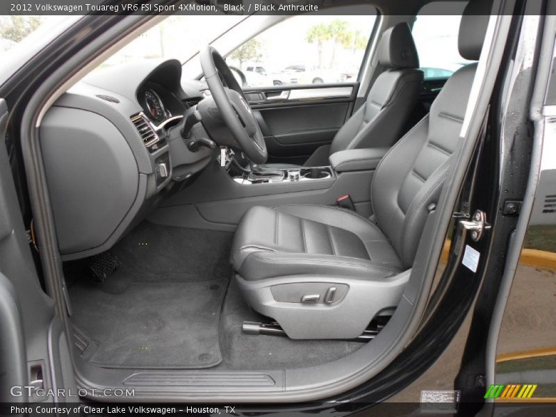  2012 Touareg VR6 FSI Sport 4XMotion Black Anthracite Interior