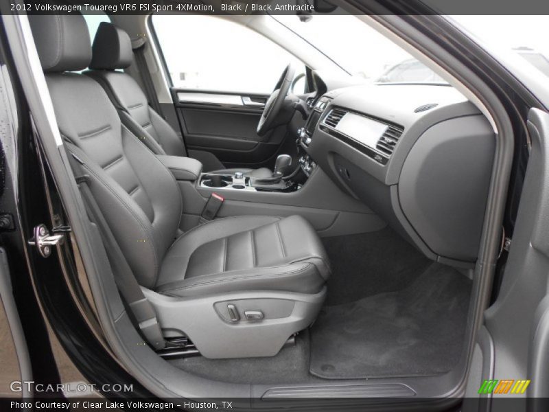  2012 Touareg VR6 FSI Sport 4XMotion Black Anthracite Interior