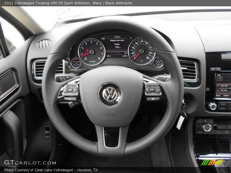  2012 Touareg VR6 FSI Sport 4XMotion Steering Wheel