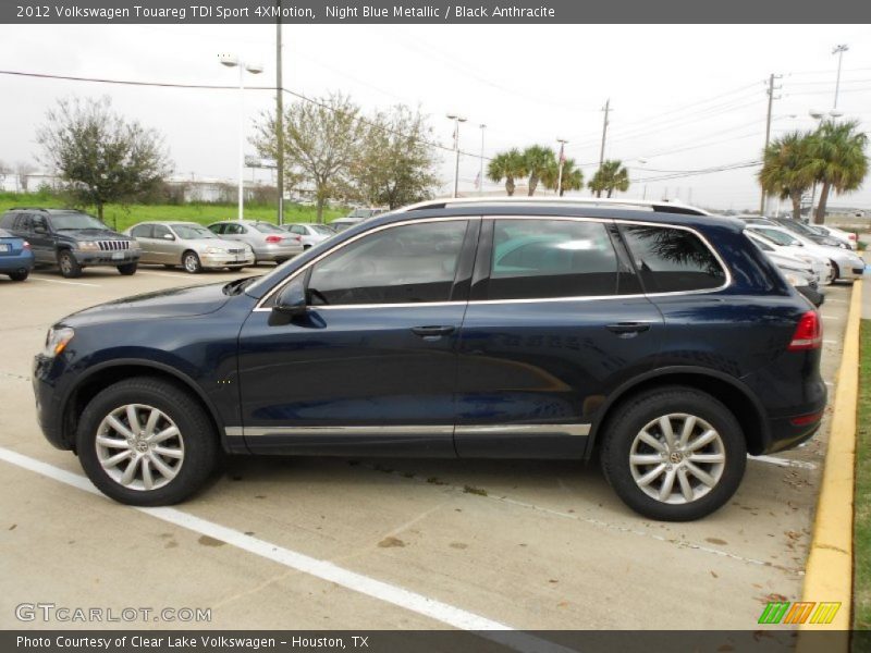 Night Blue Metallic / Black Anthracite 2012 Volkswagen Touareg TDI Sport 4XMotion