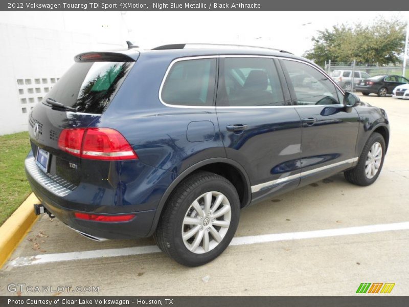 Night Blue Metallic / Black Anthracite 2012 Volkswagen Touareg TDI Sport 4XMotion