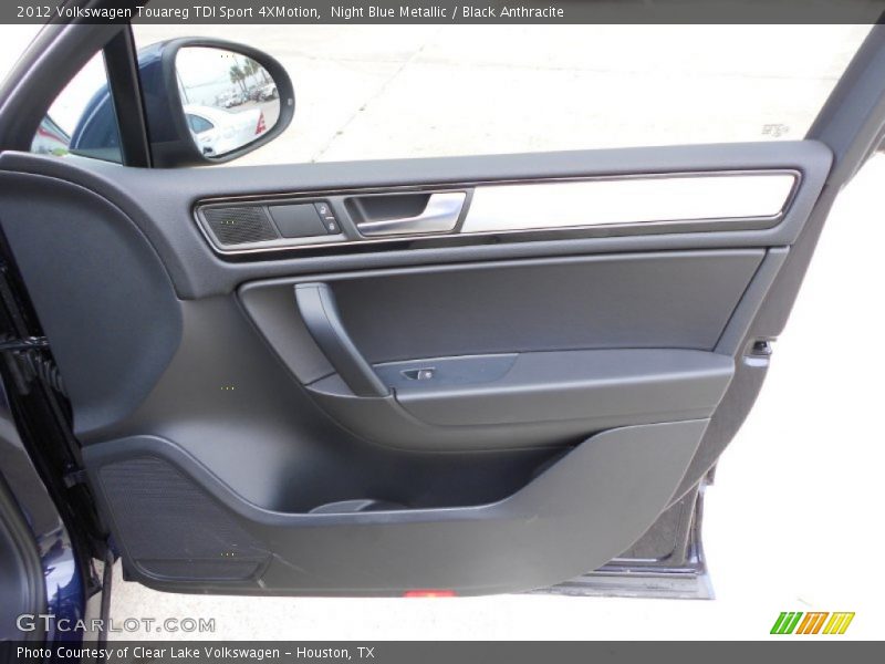 Night Blue Metallic / Black Anthracite 2012 Volkswagen Touareg TDI Sport 4XMotion