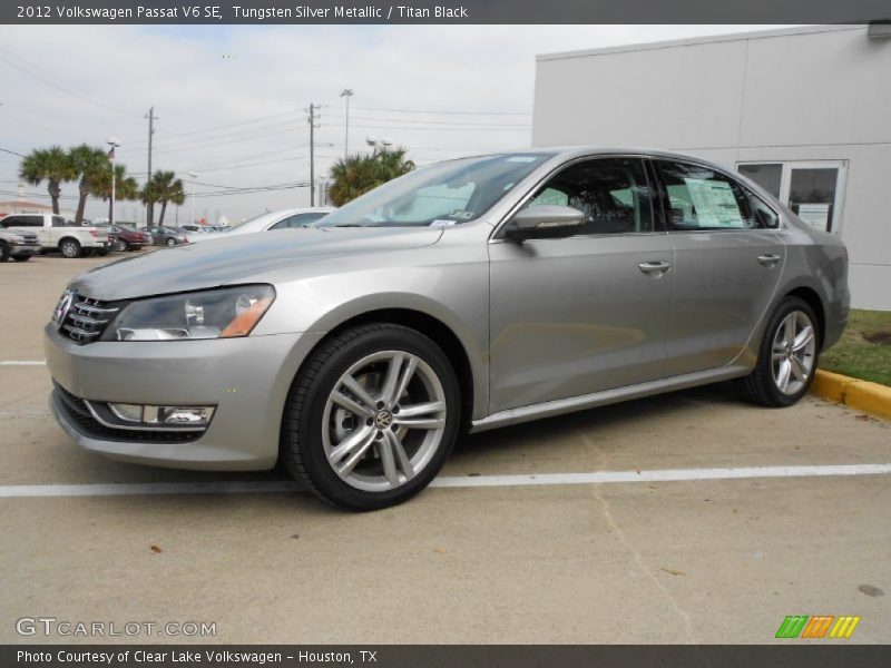 Tungsten Silver Metallic / Titan Black 2012 Volkswagen Passat V6 SE