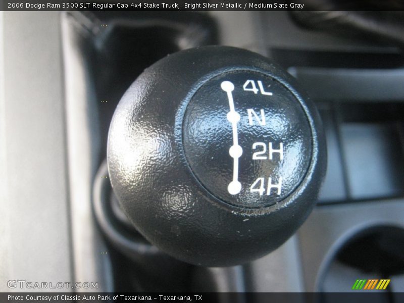 Bright Silver Metallic / Medium Slate Gray 2006 Dodge Ram 3500 SLT Regular Cab 4x4 Stake Truck