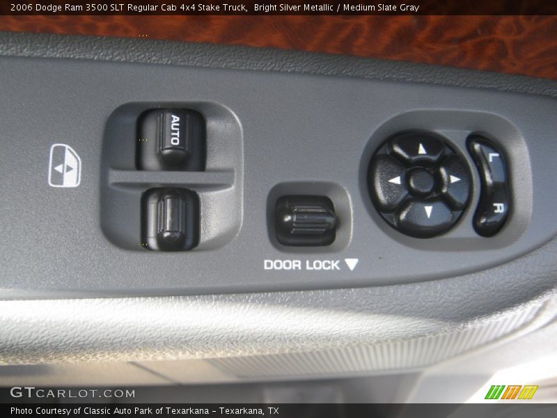Bright Silver Metallic / Medium Slate Gray 2006 Dodge Ram 3500 SLT Regular Cab 4x4 Stake Truck