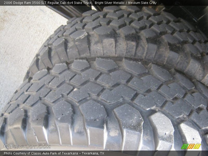 Bright Silver Metallic / Medium Slate Gray 2006 Dodge Ram 3500 SLT Regular Cab 4x4 Stake Truck