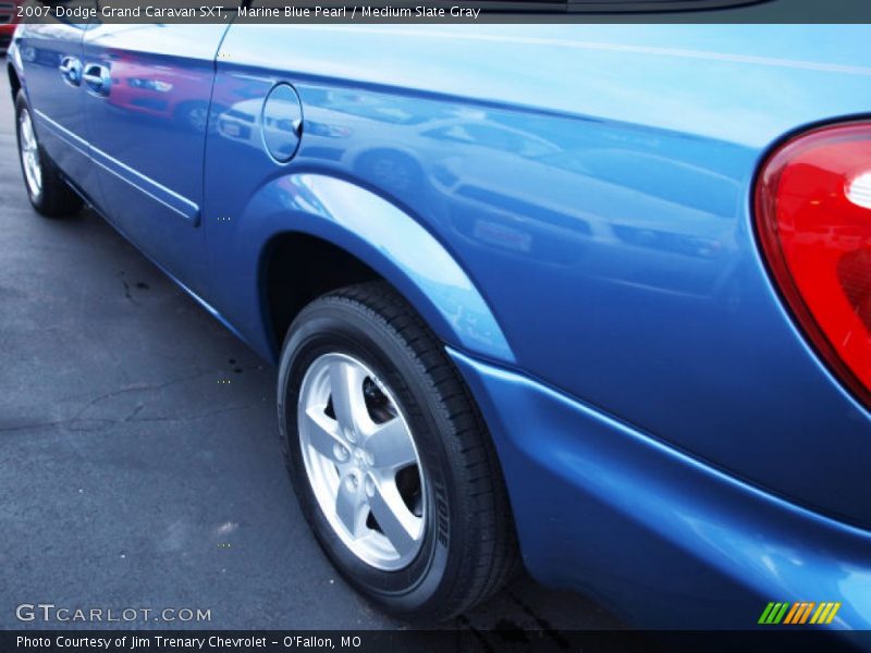 Marine Blue Pearl / Medium Slate Gray 2007 Dodge Grand Caravan SXT