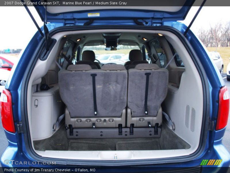 Marine Blue Pearl / Medium Slate Gray 2007 Dodge Grand Caravan SXT