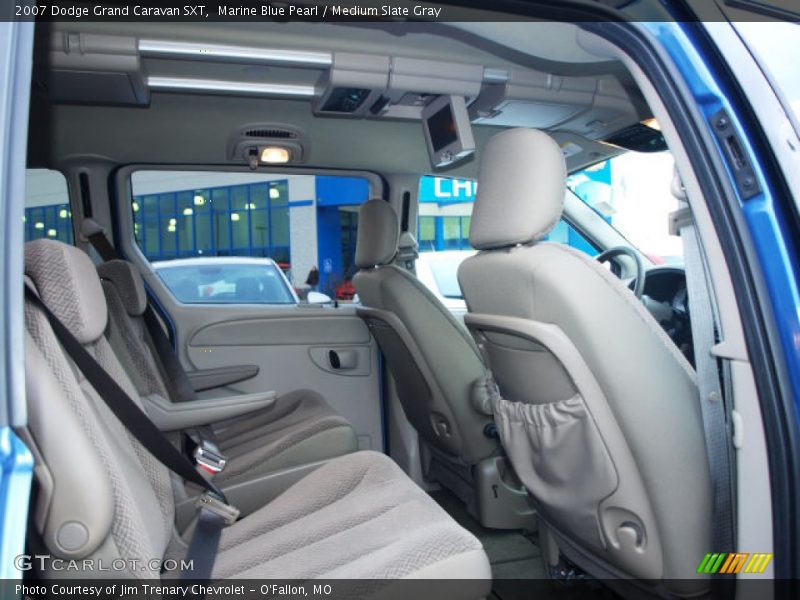 Marine Blue Pearl / Medium Slate Gray 2007 Dodge Grand Caravan SXT