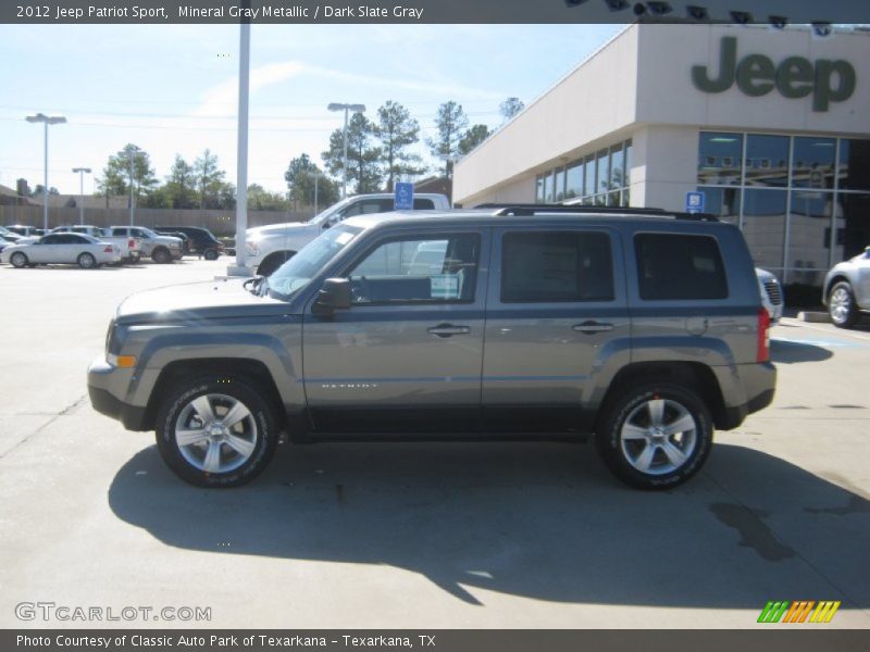 Mineral Gray Metallic / Dark Slate Gray 2012 Jeep Patriot Sport