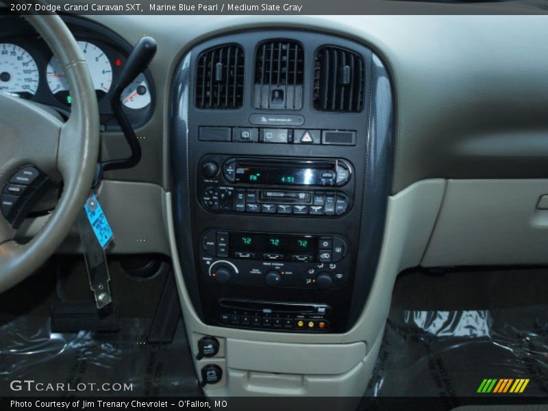 Marine Blue Pearl / Medium Slate Gray 2007 Dodge Grand Caravan SXT