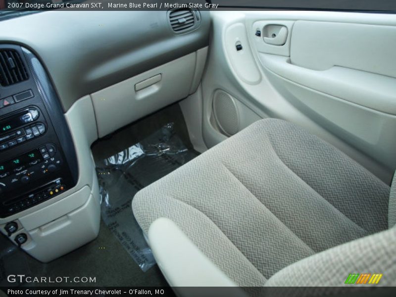 Marine Blue Pearl / Medium Slate Gray 2007 Dodge Grand Caravan SXT