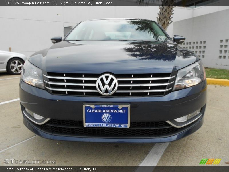 Night Blue Metallic / Titan Black 2012 Volkswagen Passat V6 SE