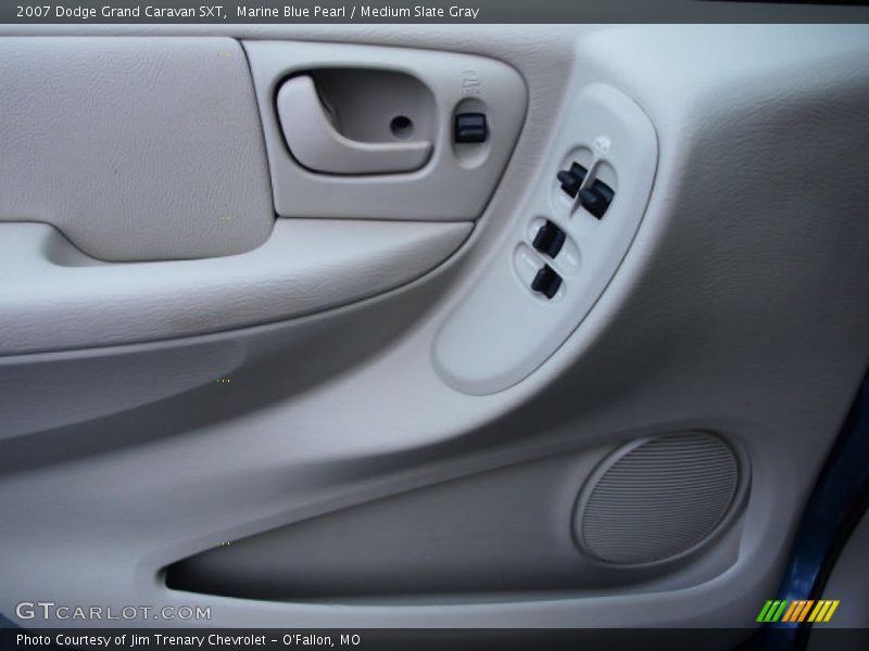 Marine Blue Pearl / Medium Slate Gray 2007 Dodge Grand Caravan SXT