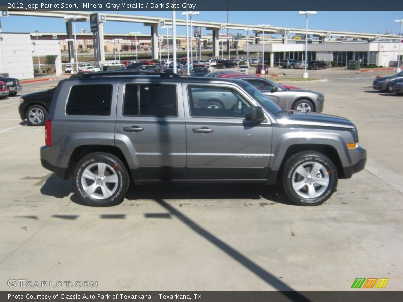 Mineral Gray Metallic / Dark Slate Gray 2012 Jeep Patriot Sport