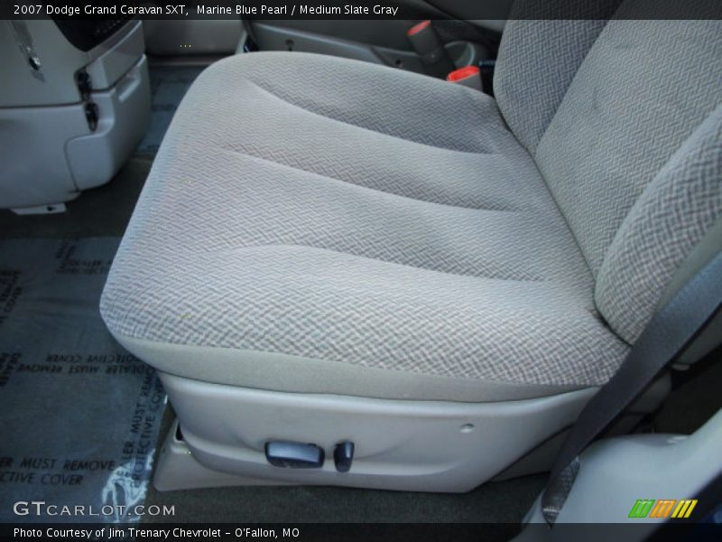 Marine Blue Pearl / Medium Slate Gray 2007 Dodge Grand Caravan SXT