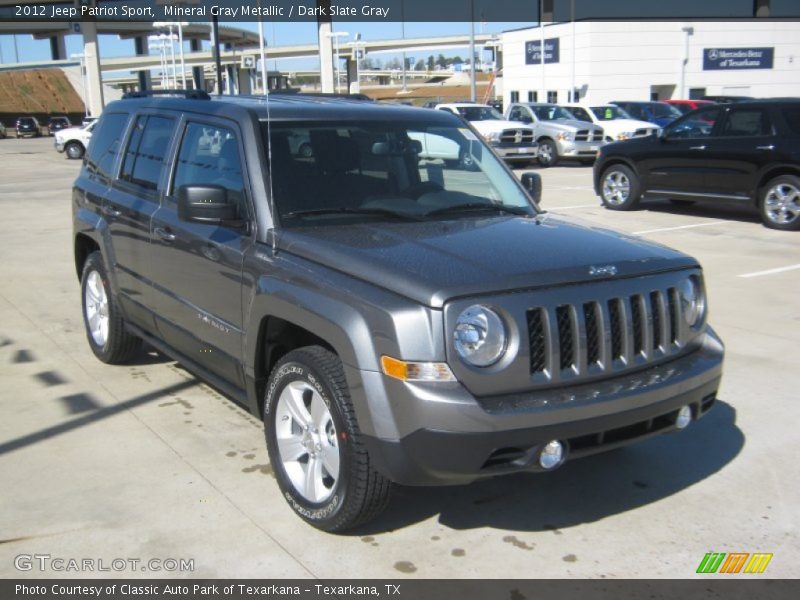 Mineral Gray Metallic / Dark Slate Gray 2012 Jeep Patriot Sport