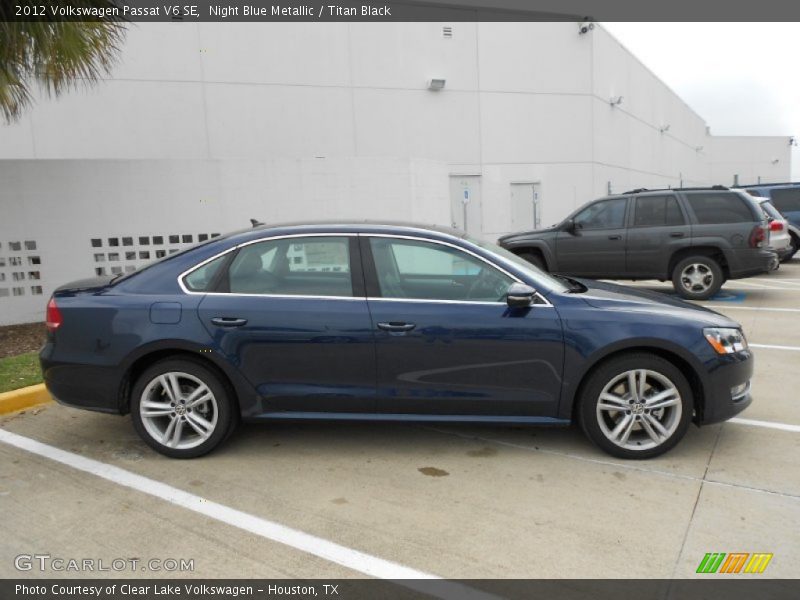 Night Blue Metallic / Titan Black 2012 Volkswagen Passat V6 SE