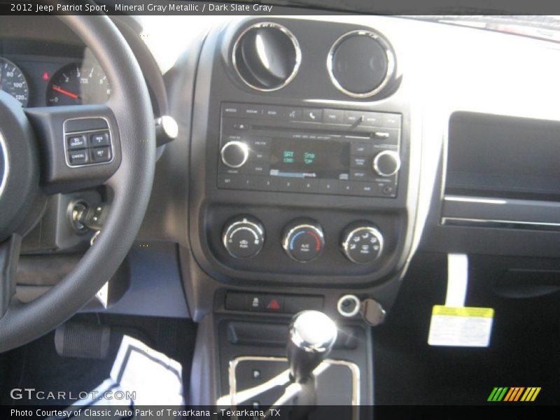 Mineral Gray Metallic / Dark Slate Gray 2012 Jeep Patriot Sport