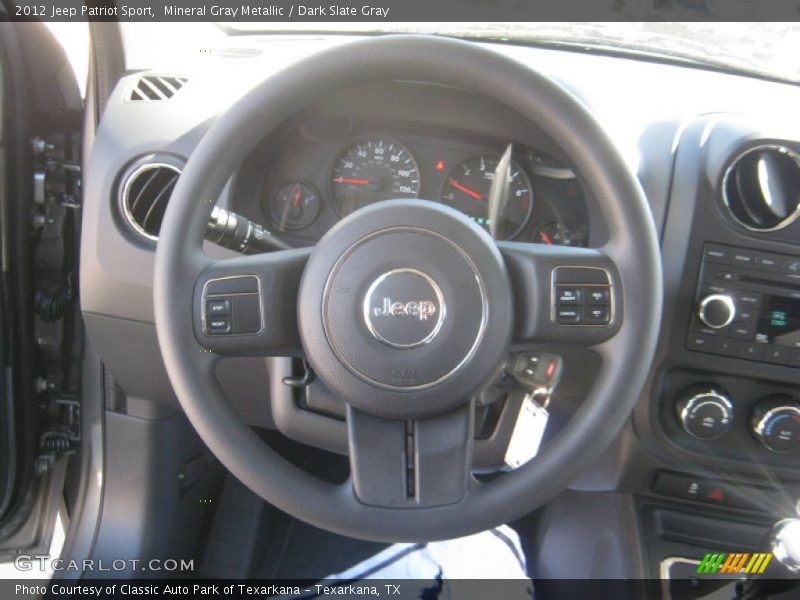 Mineral Gray Metallic / Dark Slate Gray 2012 Jeep Patriot Sport
